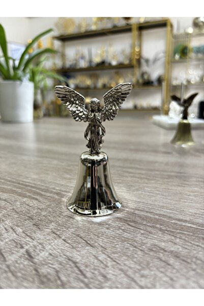Mercan Tasarım Atölyesi PERİ MELEKLİ ÇAN MUM SÖNDÜRÜCÜ-GÜMÜŞ