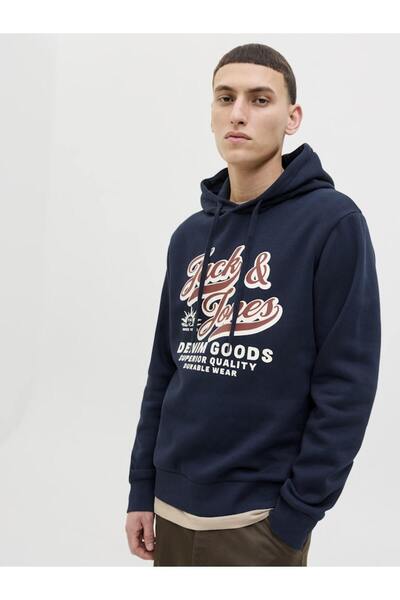 Jack & Jones JJELOGO Logo Graphic Hoodie