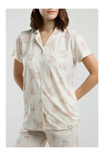 Pierre Cardin Women's Shirt Pajama Set-9007