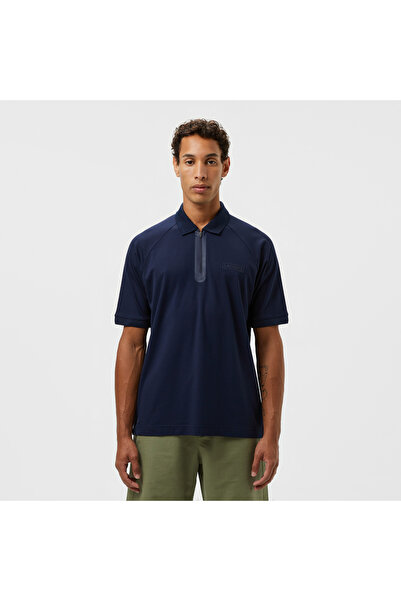 Lacoste Erkek Oversize Fit Yarım Fermuarlı Lacivert Polo