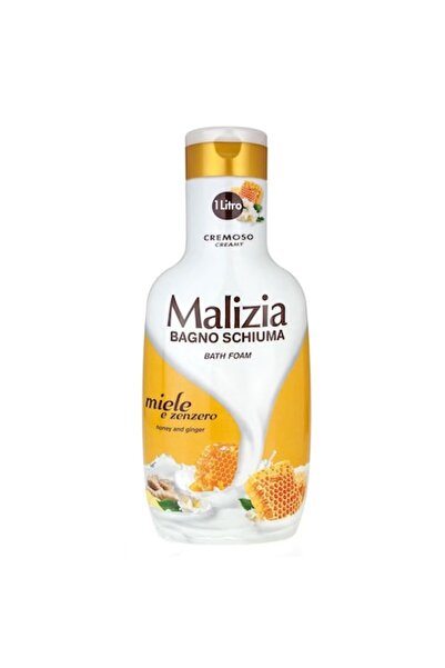 Malizia Pachet de 3 x Spumă de baie cu miere și ghimbir 1L