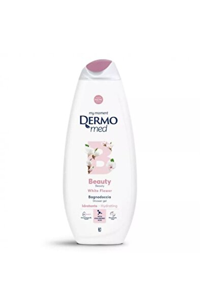 Dermomed Gel de duș cu flori albe, 650 ml