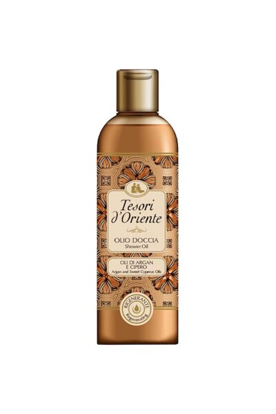 Tesori d'Oriente Pachet de 3 x Ulei de duș cu ulei de argan și ciperus 250 ml