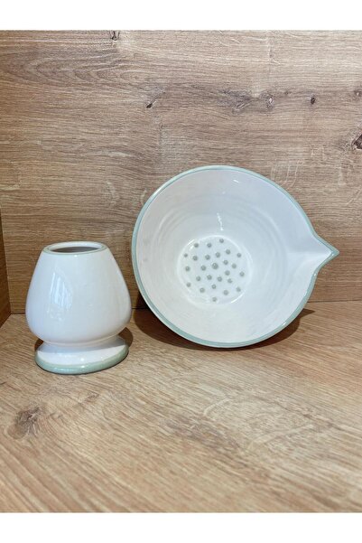 seramondo Set of 2 Matcha Bowl and Whisk Holder