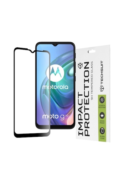 OEM Screen protector for Motorola Moto G10/G20/G30/E7 Plus/G9 Play - Techsuit 111D Full Cover Full Glue