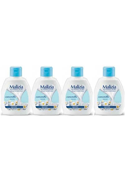 Malizia Set 4x Săpun Lichid Intim 200ml - Mușețel / Prospețime Toată Ziua / P...