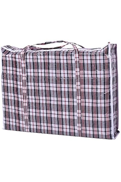 wei Geantă din rafie cu fermoar, 70 x 70 cm