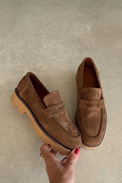nope21shoess Montana Toprak Genuine Leather Loafer