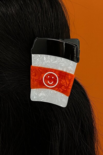 TAKIŞTIR مشبك معدني على شكل كوب قهوة بألوان مختلطة