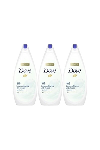 Dove Set 3x Bath Foam 750ml - original, intense hydration, dermatologically tested
