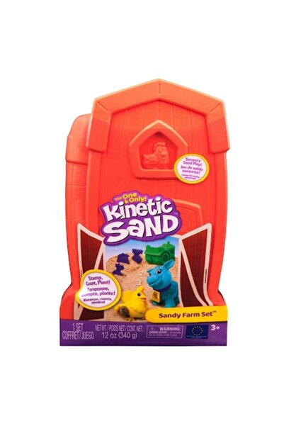 Kinetic Sand Set - Ferma Animalelor, 340g