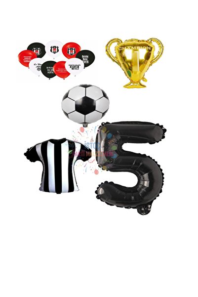 İSTOÇ PARTİ Black and White Concept Balloon Set Age 5