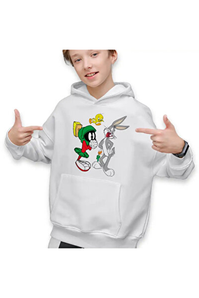 OEM Παιδική Μπλούζα Φούτερ για Αγόρια Marvin Bugs Bunny Tweety Warner Bros