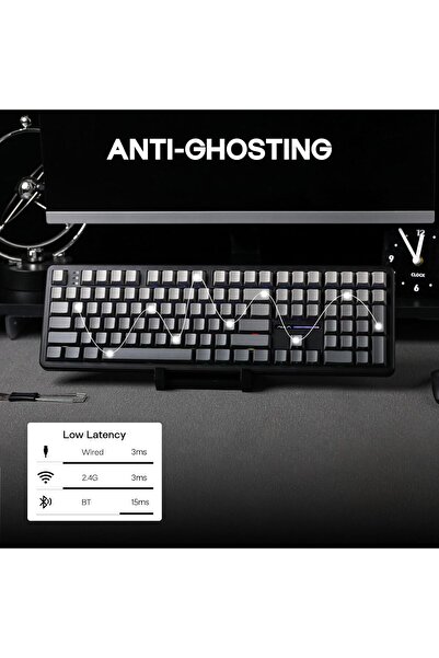 Aula EPOMAKER x F108 Wireless Mechanical Gaming Keyboard (Black Gradient)