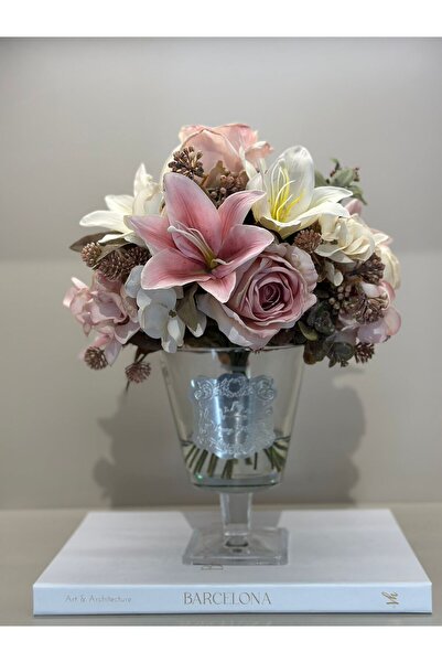 TASARIMHMODA Yapay Güllü Lüx Vazo No:13