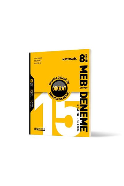 Hız Yayınları Hız 8. Sınıf 15 Li Matematık Deneme