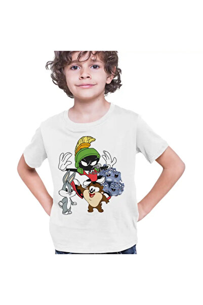 OEM Tricou Copii Baieti Marvin Martian Bugs Bunny Taz Lemingii