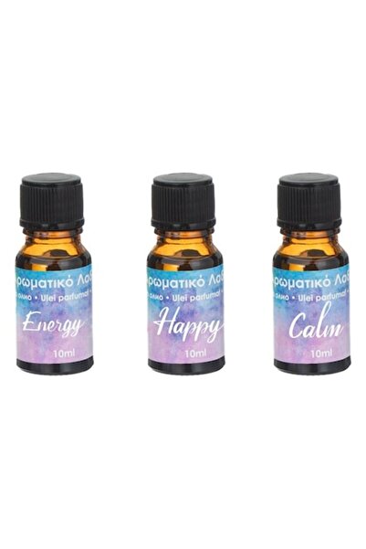 OEM Fragrant Oils Calm, Energy, Happy, 10ml - 3pcs