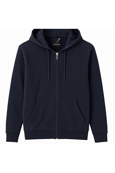 CGA Чоловічий світло-синій світшот на блискавці Світшот на блискавці Світло-синій чоловічий світшот