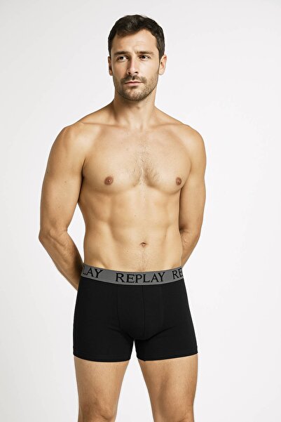 Replay Men’s Boxer Shorts Set of 6 – Cotton – Logo