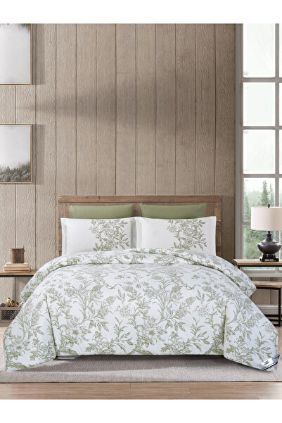 Doona 6-Piece Comforter Set - King Size 260x240cm, Printed, All Season, Microfiber, 350 GSM Filling.