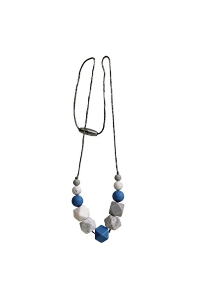 Myteddy Colier dentiție My Teddy Mommy Rocks pentru alăptare - albastru