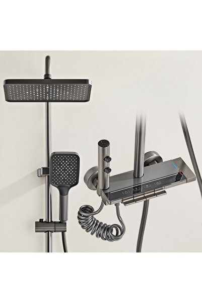 AB Luxury Concept Smart Shower Column, Temperature Display, Ambient Lights, 3...