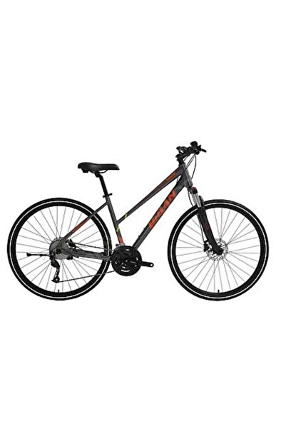 Bisan TRX 8300 Tourney 45 CM Mat Gri Turuncu Şehir Bisikleti