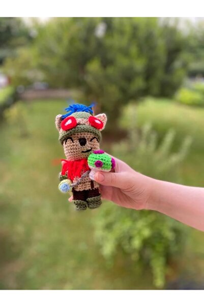 SLECrochet El Yapımı League of Legends TEEMO Amigurumi Oyuncak – Karakter Fig...