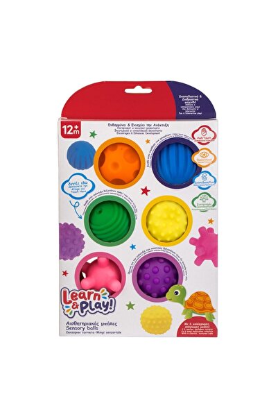 OEM Textured Sensory Balls in Different Colors & Shapes Ø5cm - 6pcs