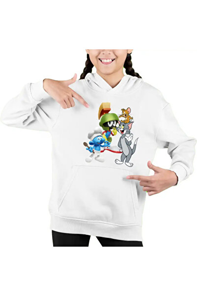 OEM Hanorac Copii Fete Marvin Strumfii Tom Jerry Martian Bucatar