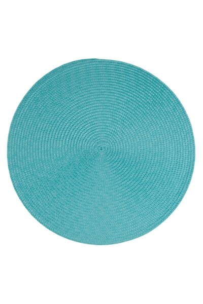 SHOPIENS Round Plate Mat, PP, Diameter 38 cm, Green