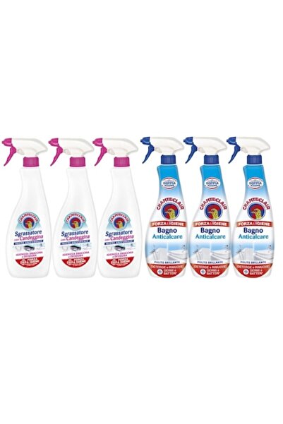 Chanteclair Chante Clair Cleaning Set 6 Components - 3x Universal Degreaser 6...