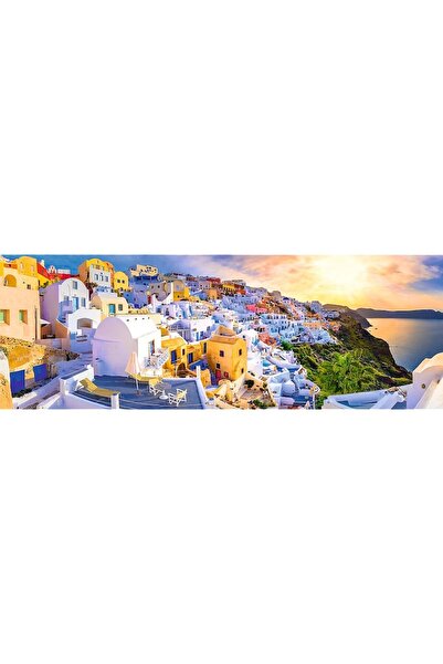 Trefl Panorama Puzzle, Sunset in Santorini, 1000 pieces