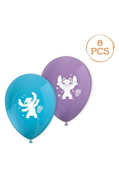 OEM Blue and Purple Stitch Party Balloons 28cm - 8 pcs