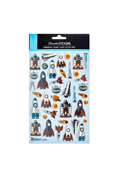 OEM 3D стикери Космически кораби и планети - 40 бр.