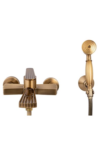 Trendy's Επιτοίχια μπαταρία μπάνιου, αντίκα μπρούντζος