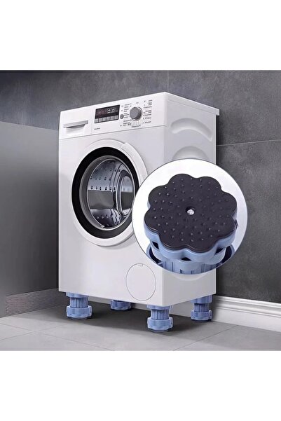 OEM Set of 4 Blue Anti-Slip Supports for Washing Machine – Stability and Protection