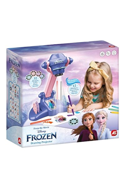 OEM Set proiector desen Frozen, 1 proiector, 4 diapozitive, 12 markere lavabi...