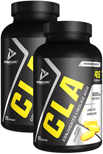 Dynamic Nutrition Cla - 180 Kapsül (90 x 2 kutu) - Her Serviste 2000 Mg Konjü...