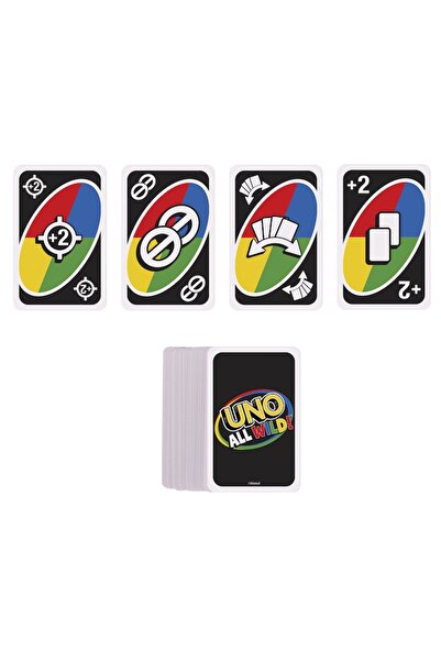 Uno Playing cards – All Wild, 112 pieces