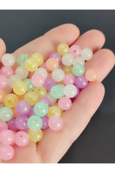 Mutlu Bujiteri Hobi Aksesuar 100 Pieces of 8 ml Phosphorescent Beads