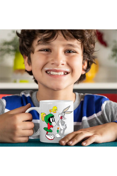 OEM Mug Marvin Bugs Bunny Tweety Warner Bros