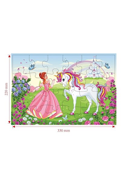 OEM Princess Unicorn Castle Puzzle (24 Pieces)