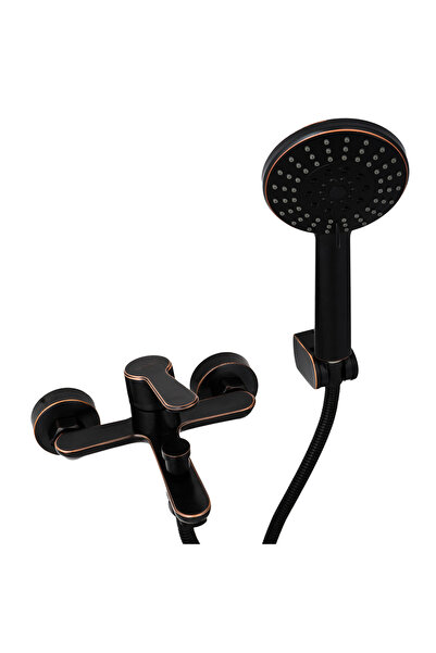Trendy's Μπαταρία μπανιέρας, αντίκα μαύρο σταθερό ρουξούνι
