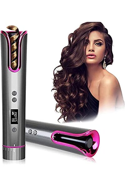 Jiffy Cordless Hair Curler, Automatic Hair Curling Iron Auto Hair Curler Port...