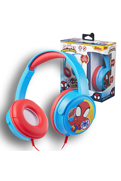 Volkano سماعات رأس مارفل سبايدرمان للأطفال مع ملصقات | سماعة رأس سلكية قابلة ...