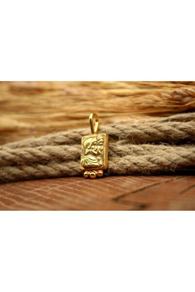 alpsilverart 925 Ayar Gümüş Antik Roma Dönemi Sikkesi Kolye El Yapımı Zarif O...