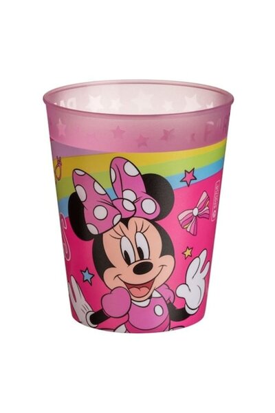 OEM Pahar de plastic reutilizabil roz Minnie Party 250ml