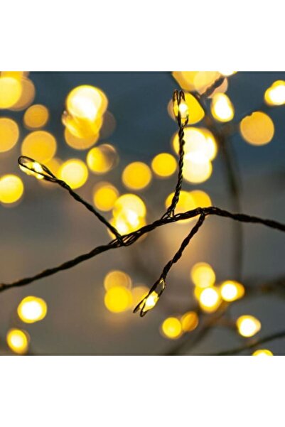 OEM Christmas Palm Tree LED Lights, 200 LEDs, Extra Warm White, 1.90 m, Silver Cable, Indoor/Outdoor